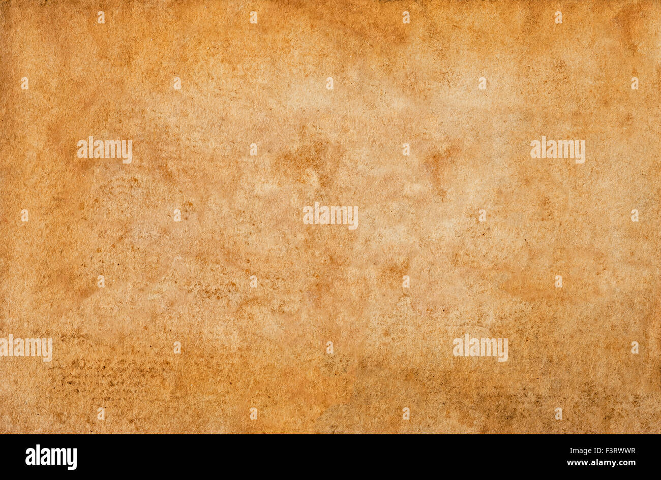 Dirty old  parchment with spots and stripes Stock Photo