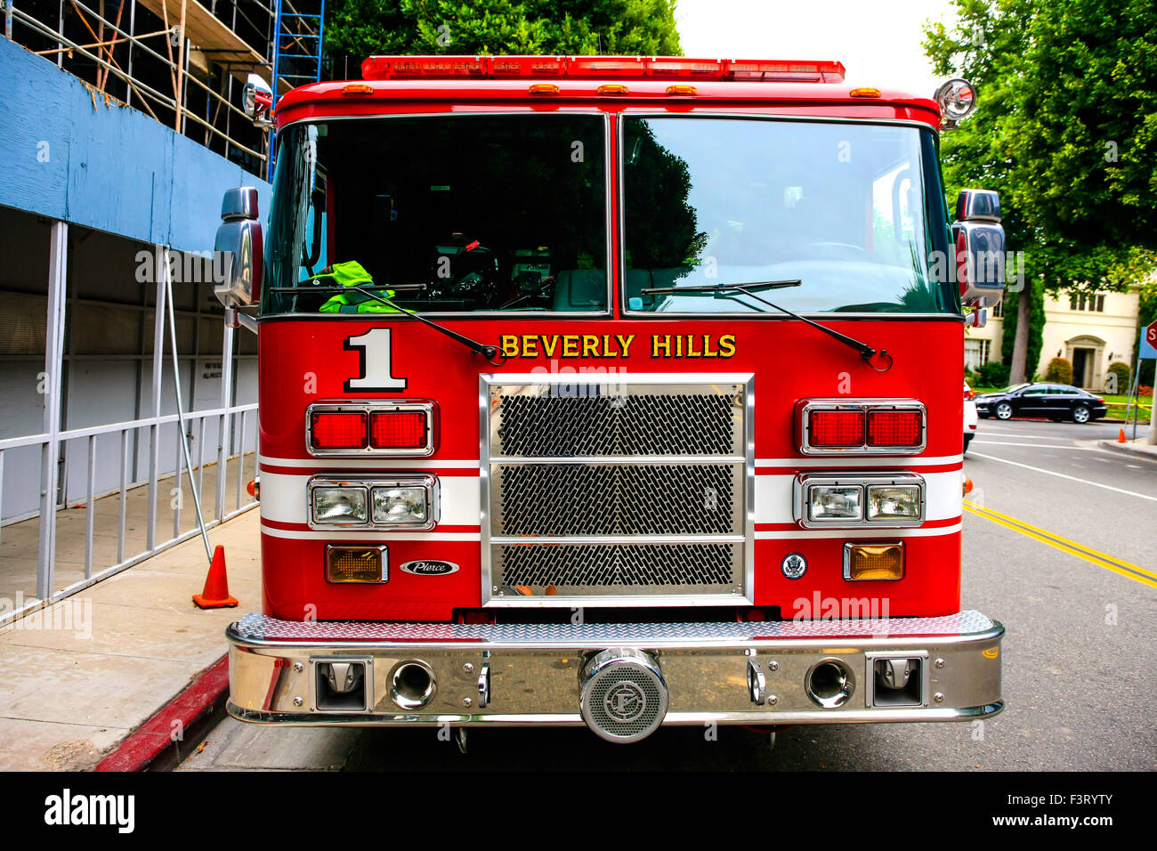 Beverly hills fire truck hires stock photography and images Alamy