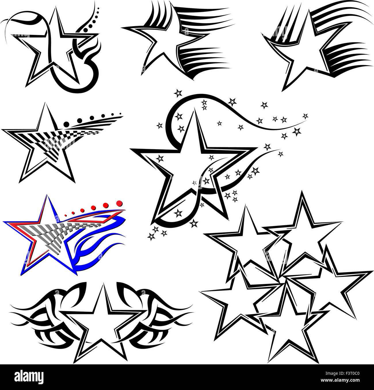 Tattoo Star Design Vector Art Stock Vector Image & Art - Alamy