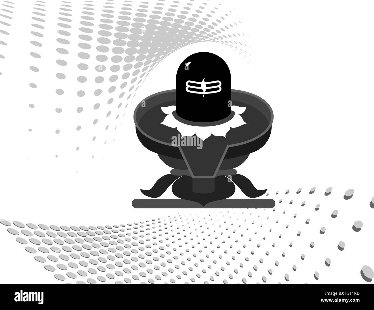 Shivling The Holy Statue Vector Art Stock Vector
