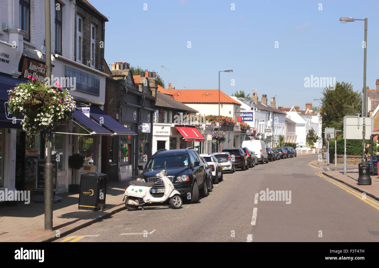 Church Road Wimbledon Village London Stock Photo Alamy