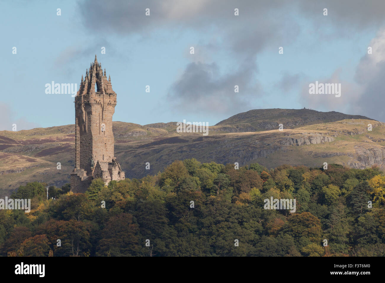 The National Wallace monument, Stirling, Scotland. Stock Photo