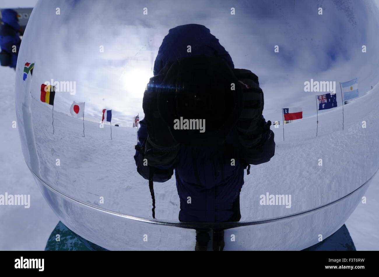South Pole Stock Photo