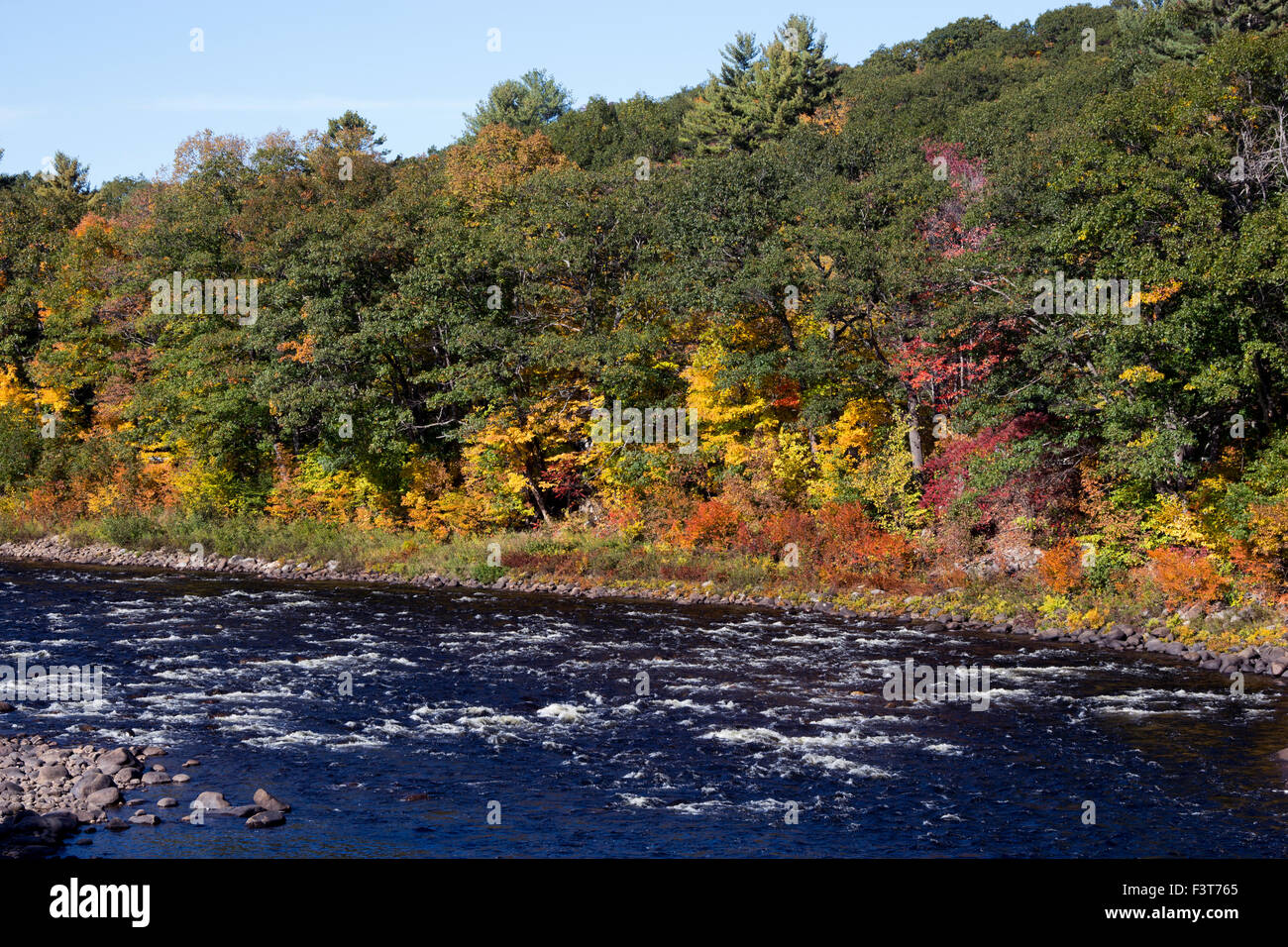 Hudson River New York USA US America near North Creek Adirondack State