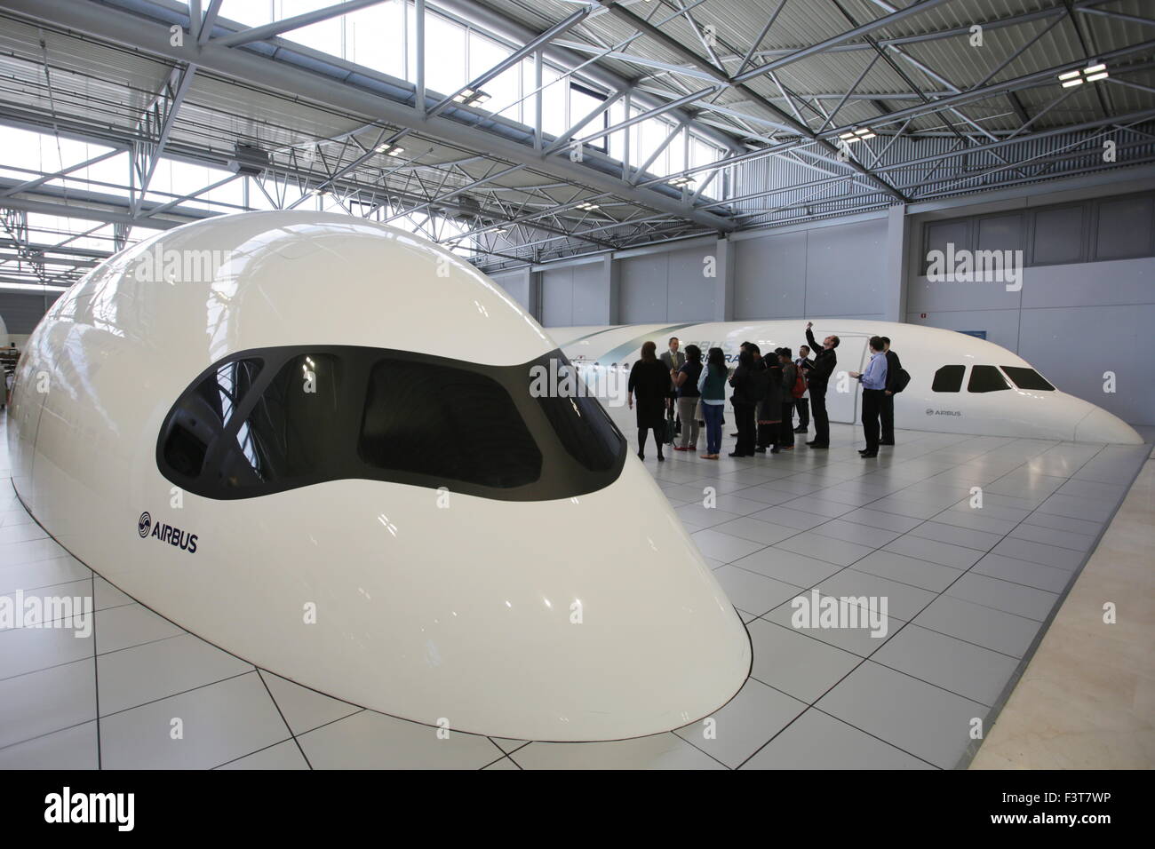 Toulouse France 12th Oct 2015 A Mock Up Model Of An Airbus A350 At A Plant In Toulouse Credit Marina Lystseva Tass Alamy Live News Stock Photo Alamy