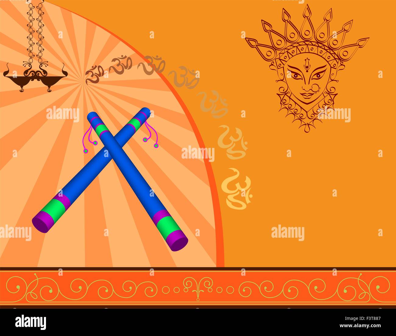 Garba Indian Dance Vector Art Stock Vector Image & Art Alamy