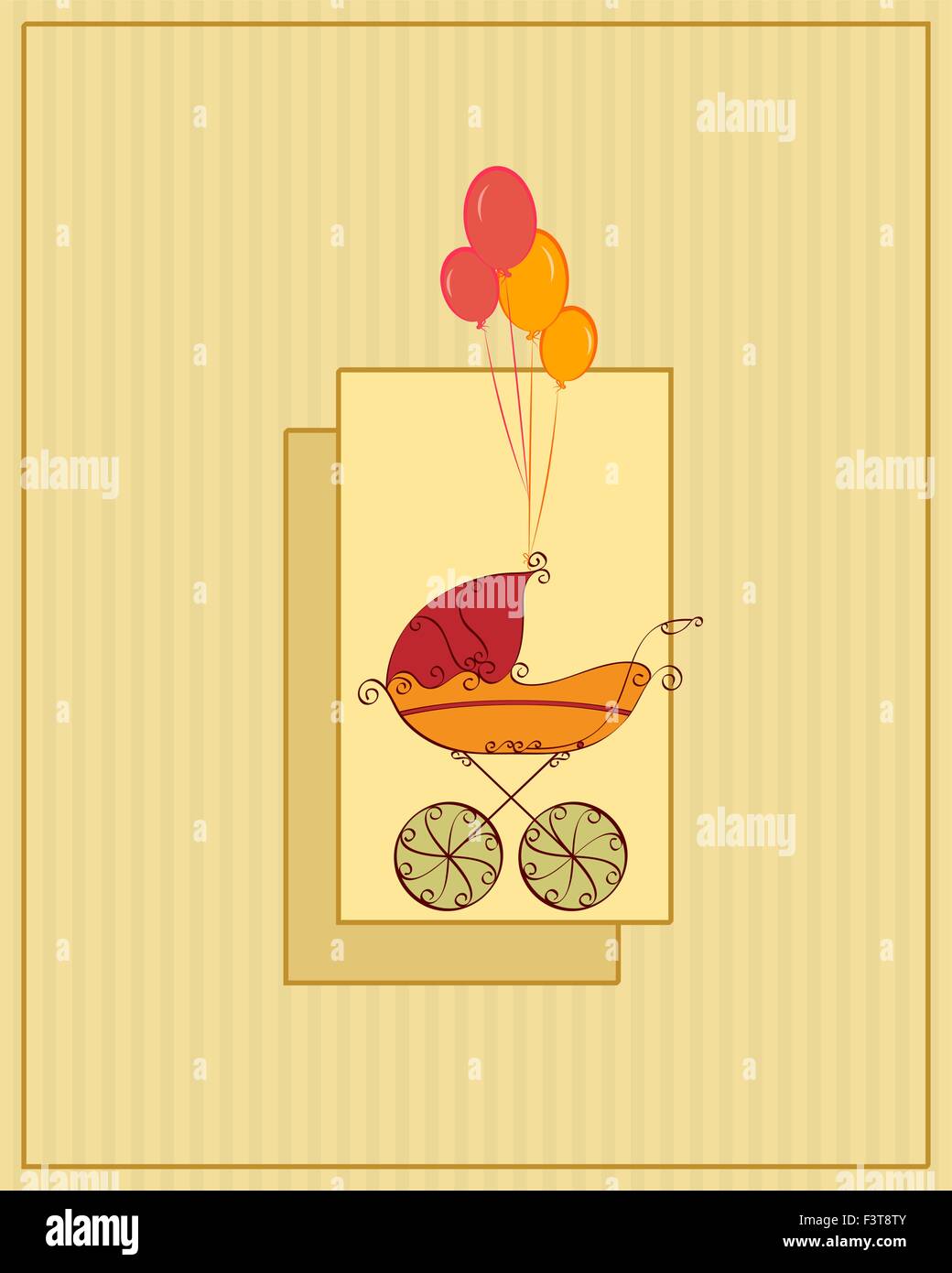 Baby Shower Card Design Vector Art Stock Vector Image & Art - Alamy