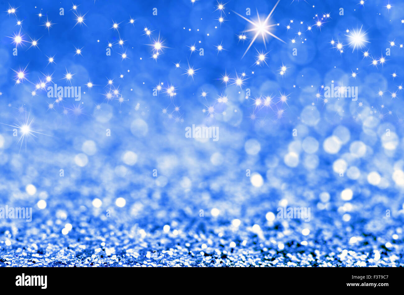 Abstract winter holiday christmas stars background Stock Photo