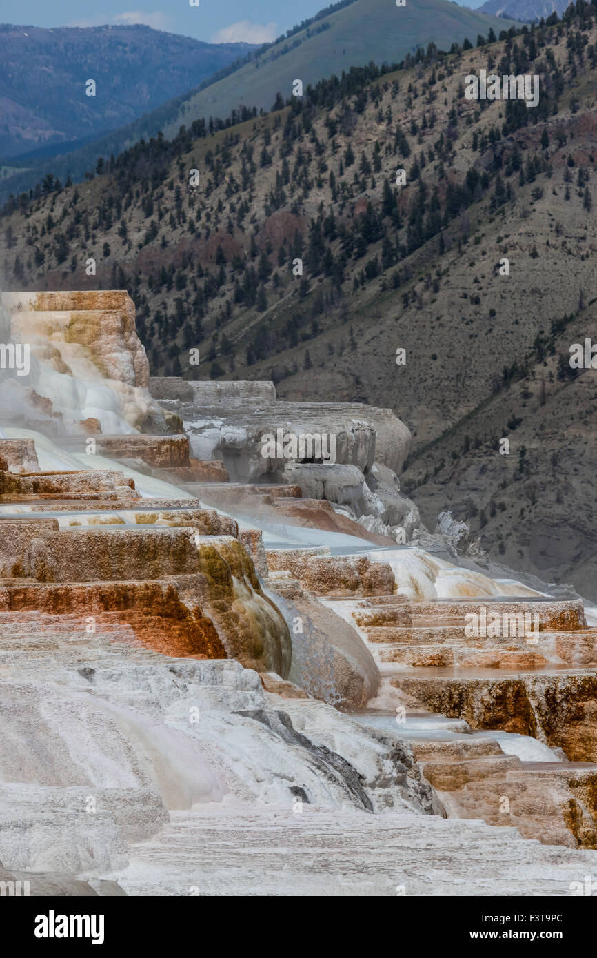 Hot water flowing down mountain hi-res stock photography and images - Alamy