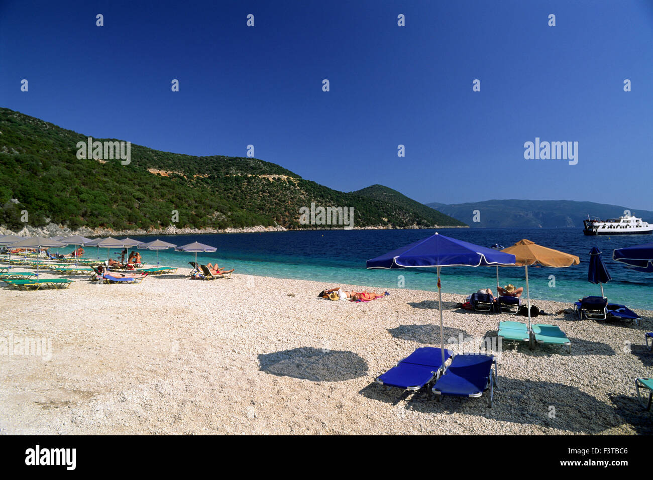 Greece, Ionian Islands, Kefalonia, Antisamos beach Stock Photo