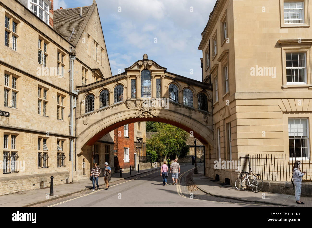 The Bridge of Sighs in Oxford Oxfordshire England United Kingdom UK Stock Photo