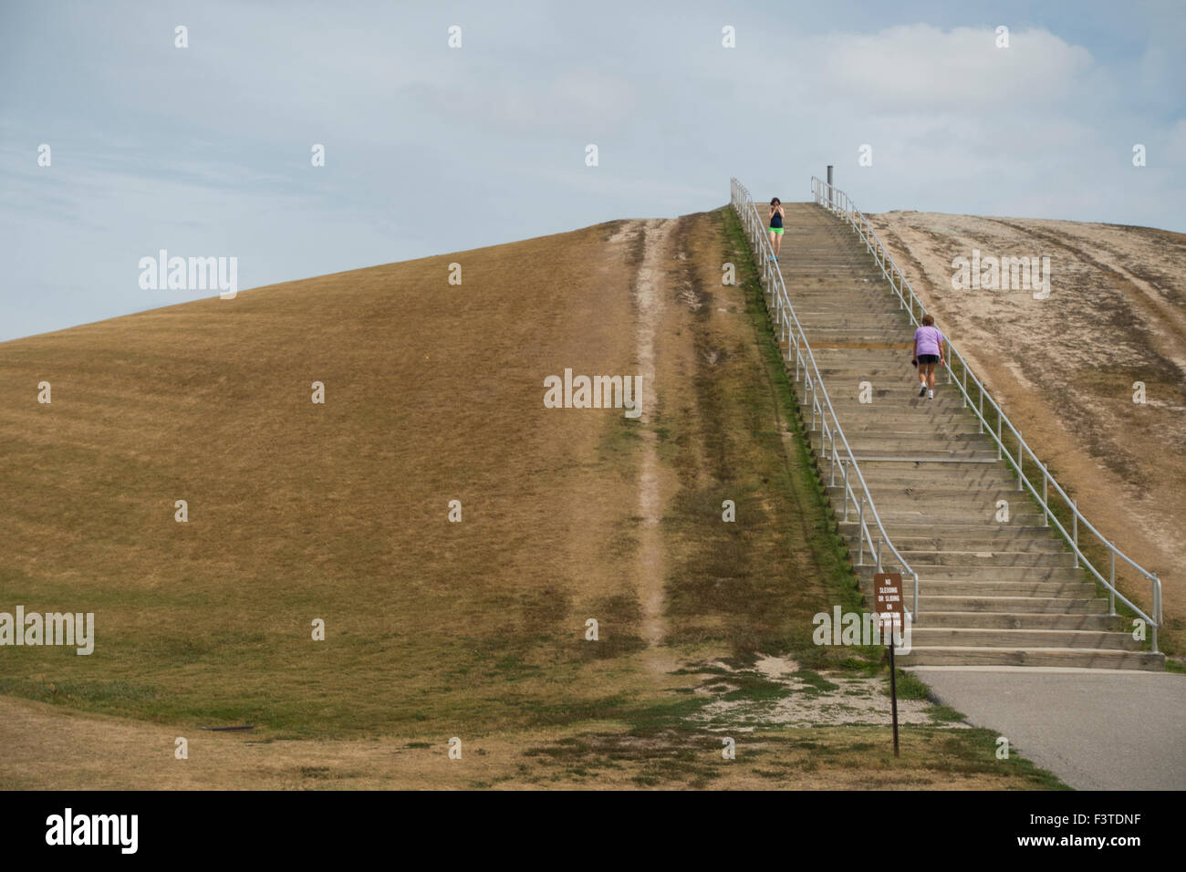 Mount Trashmore park in Virginia Beach Stock Photo Alamy