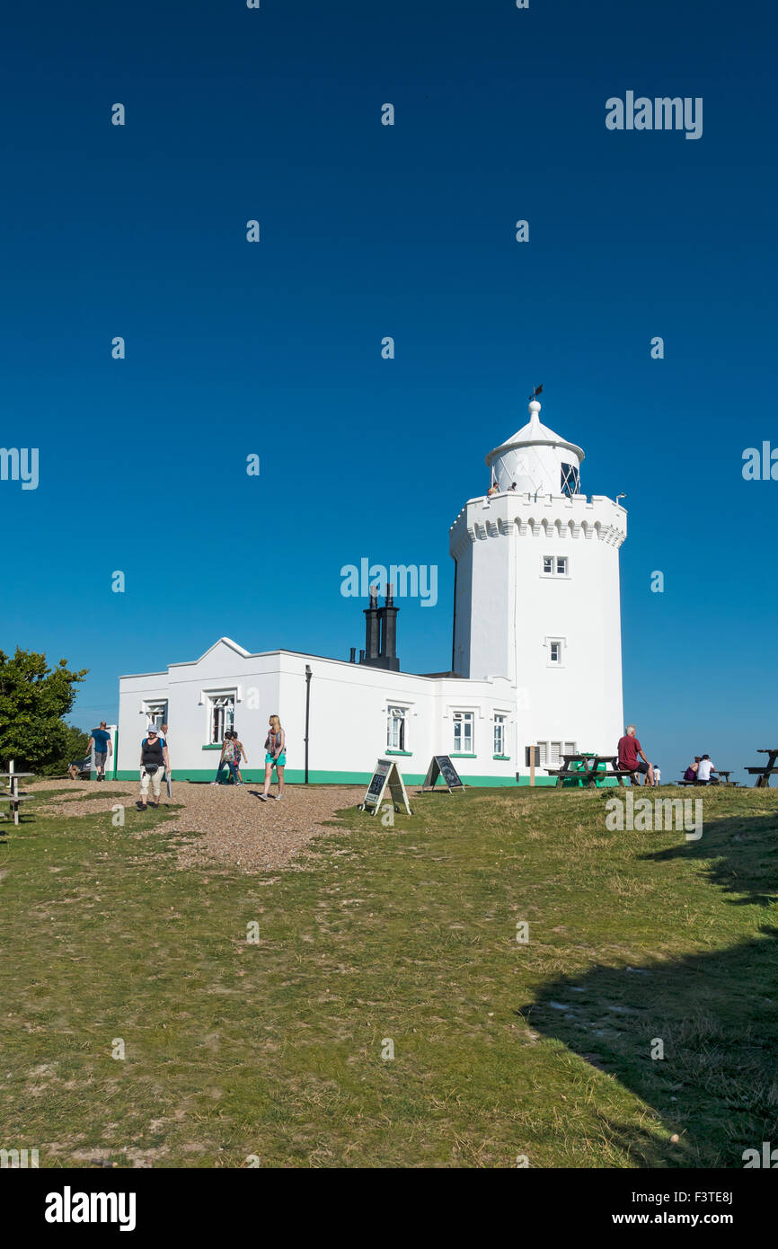 South Foreland Lighthouse National Trust Trinity House Dover Kent Stock