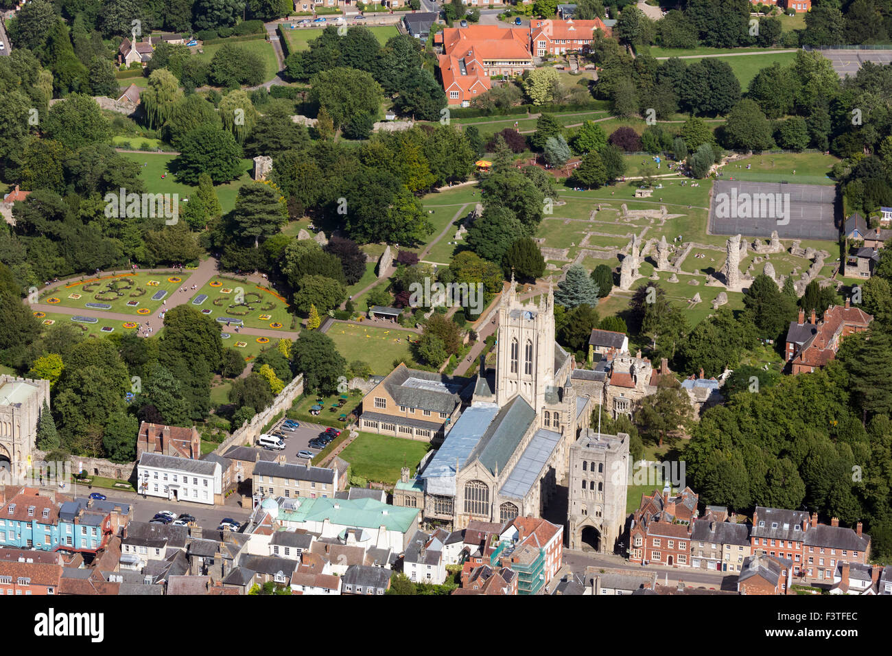 Aerial view of bury st edmunds hires stock photography and images Alamy