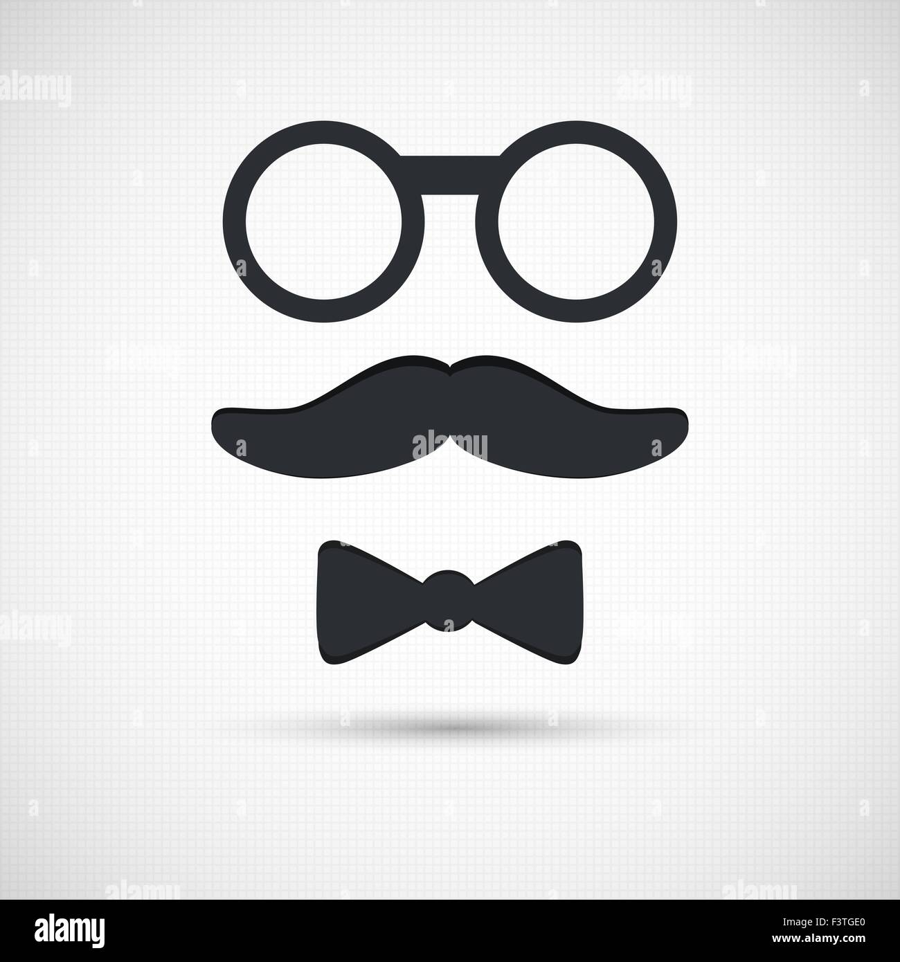 Mustache monocle hi-res stock photography and images - Alamy