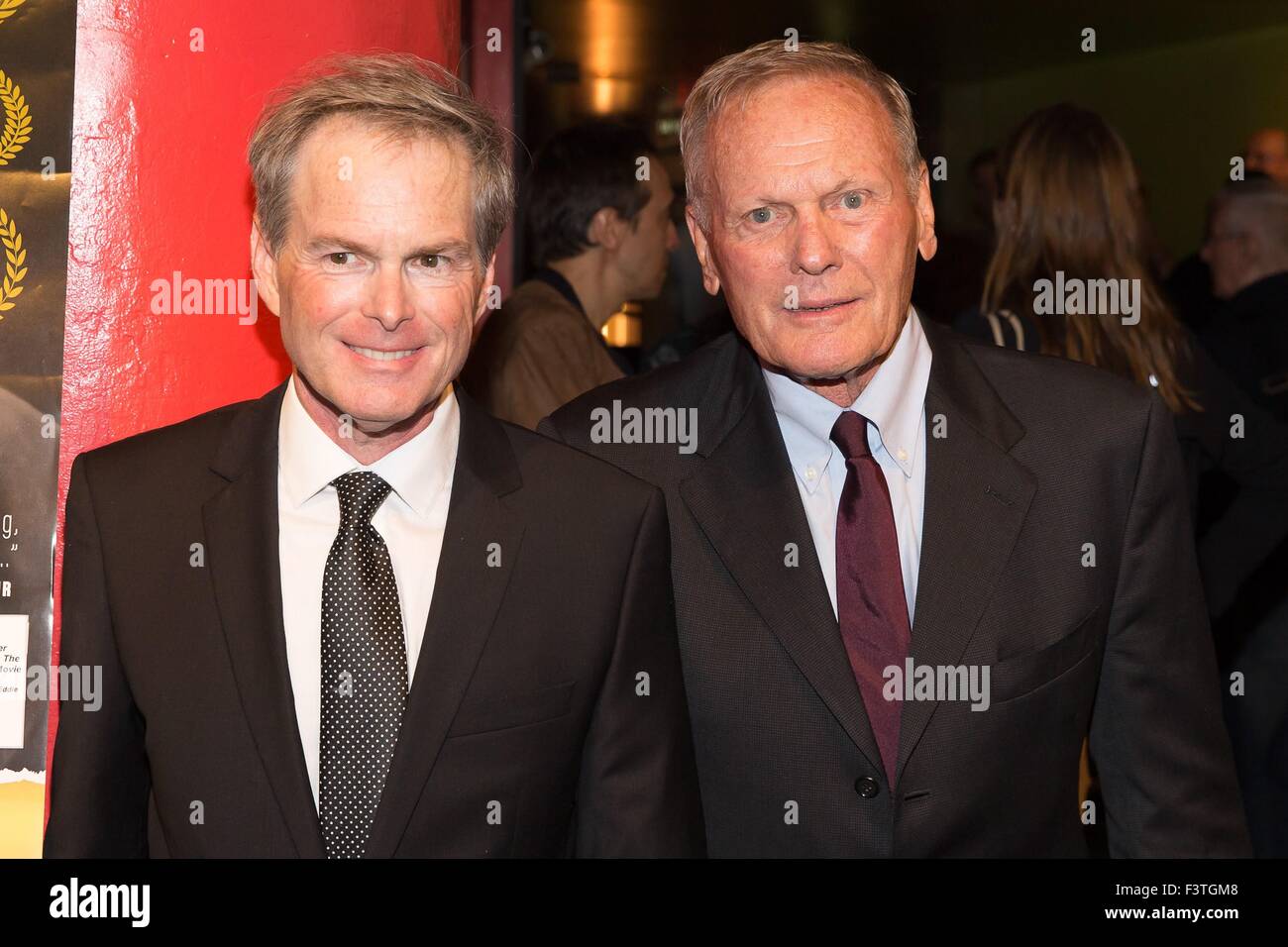 New York, NY, USA. 12th Oct, 2015. Allan Glaser, Tab Hunter at arrivals ...