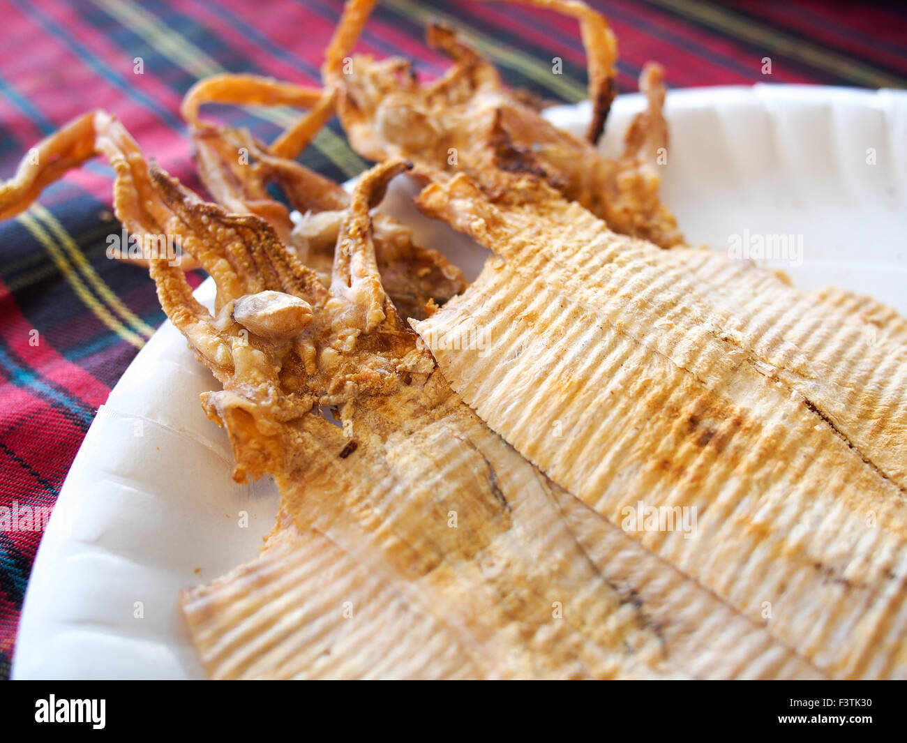 grilled dried squid Stock Photo Alamy