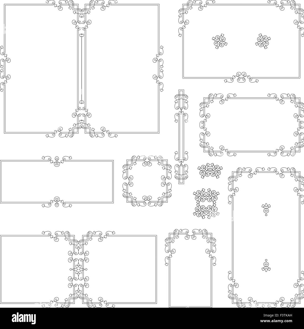 Frame Border Design Vector Art Stock Vector Image & Art - Alamy