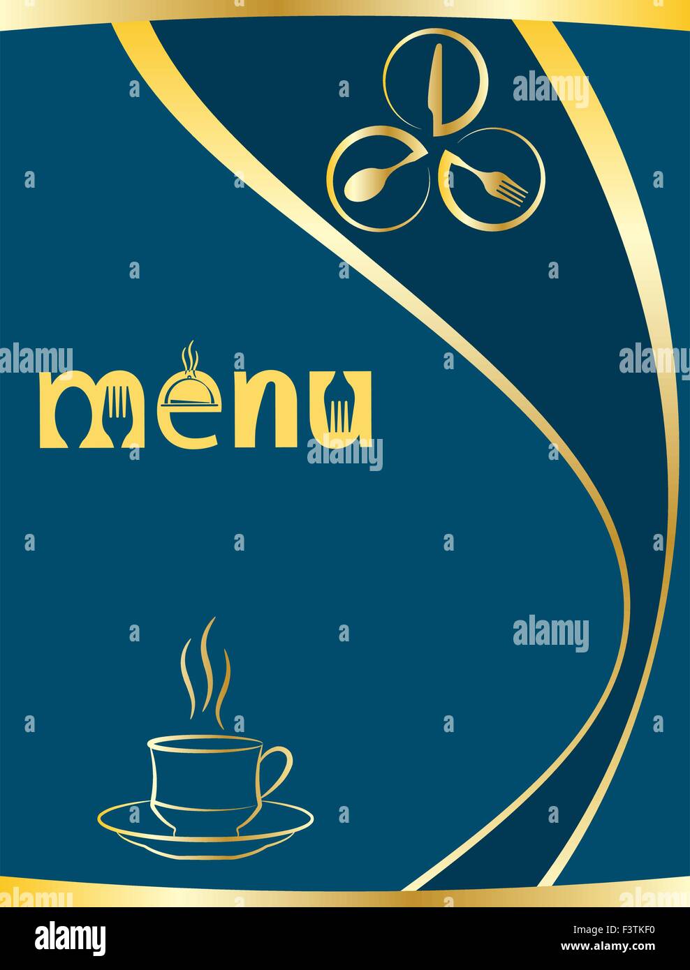 Menu Card Design Template Vector Art Stock Vector Image & Art - Alamy