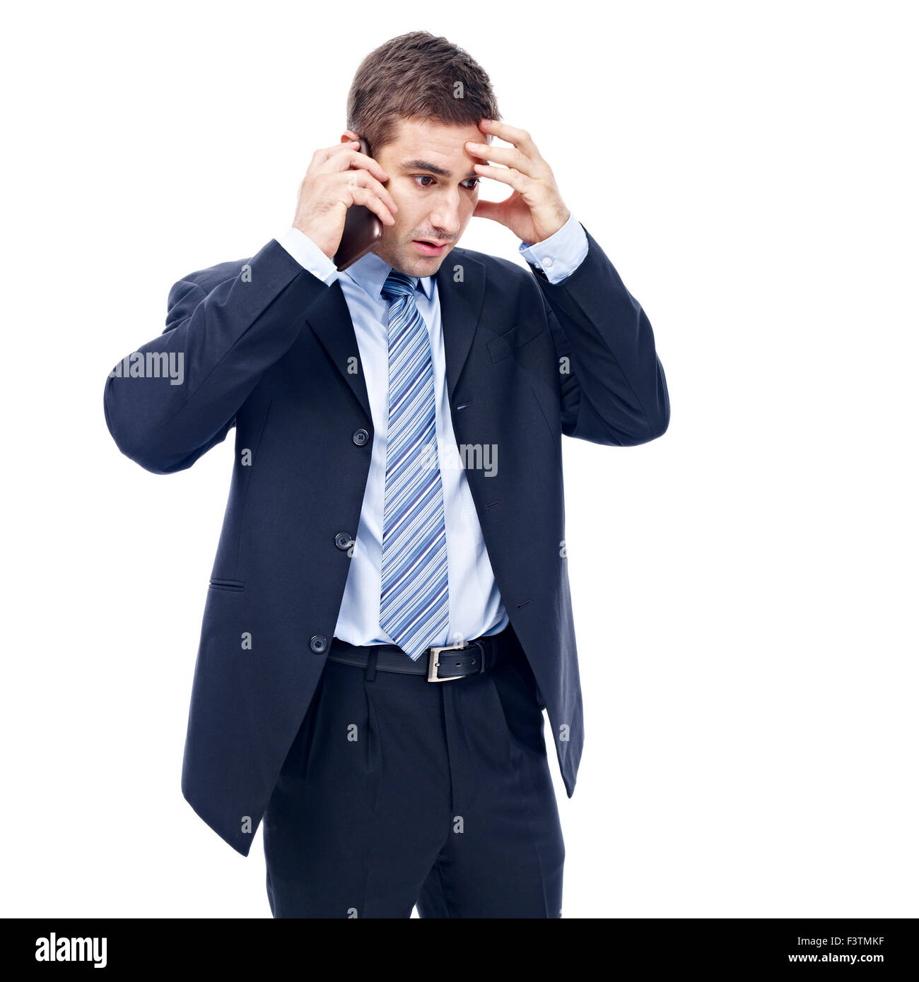 business person disappointed and frustrated Stock Photo