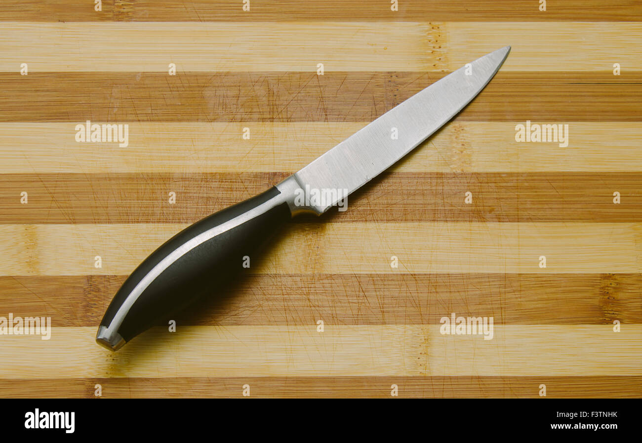 Knife On Desk Stock Photo Alamy