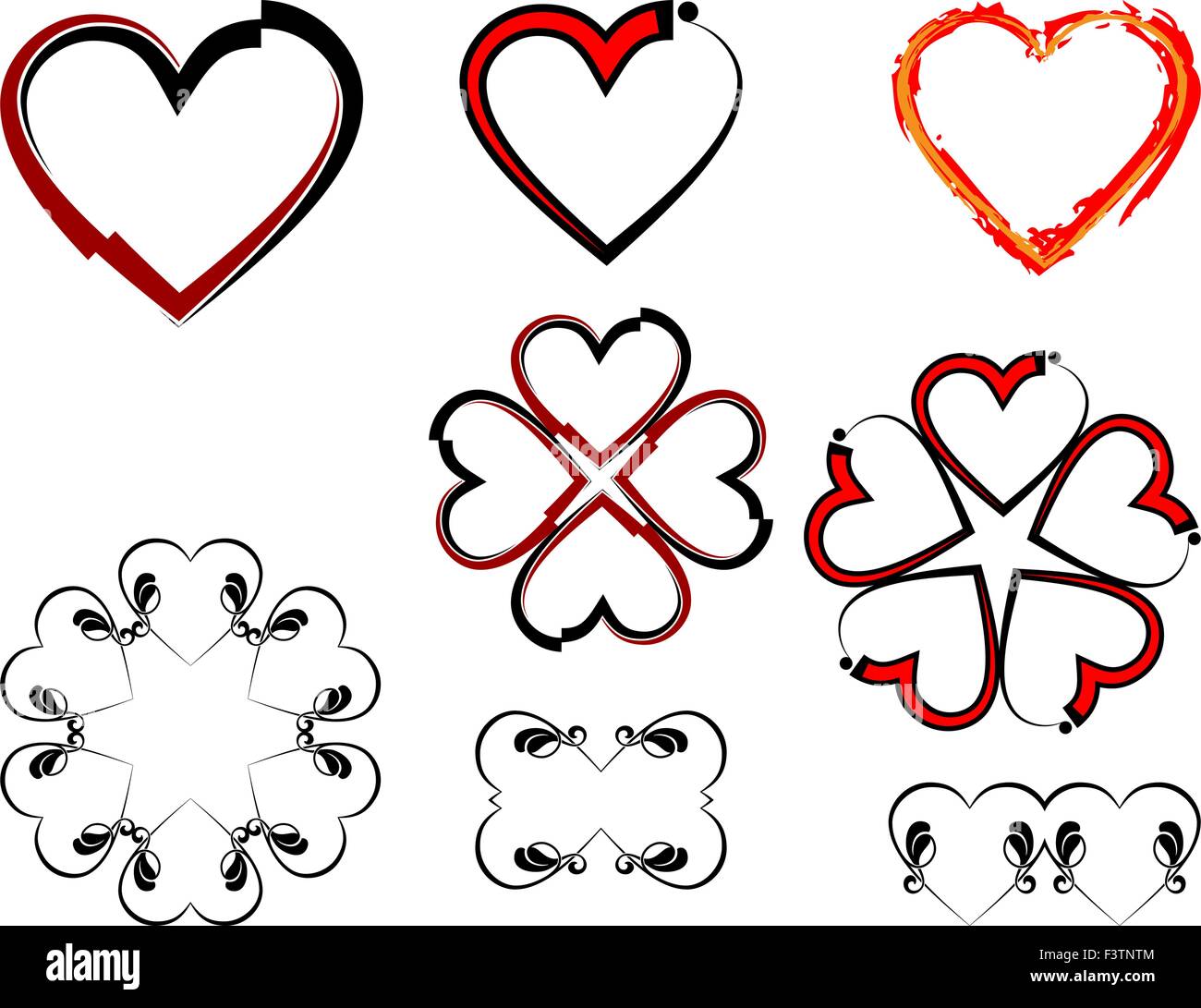 Tattoo Heart Design Vector Art Stock Vector Image & Art - Alamy