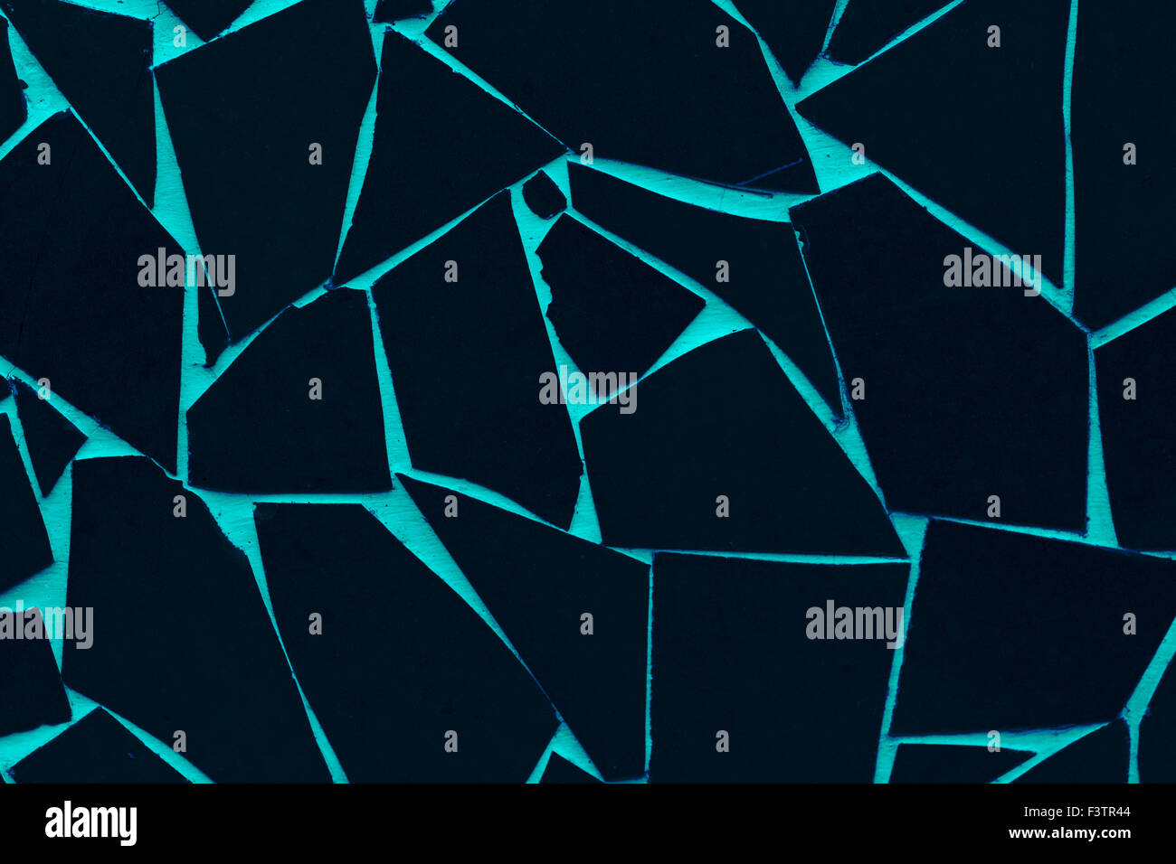 Abstract dark blue broken tiles background Stock Photo - Alamy