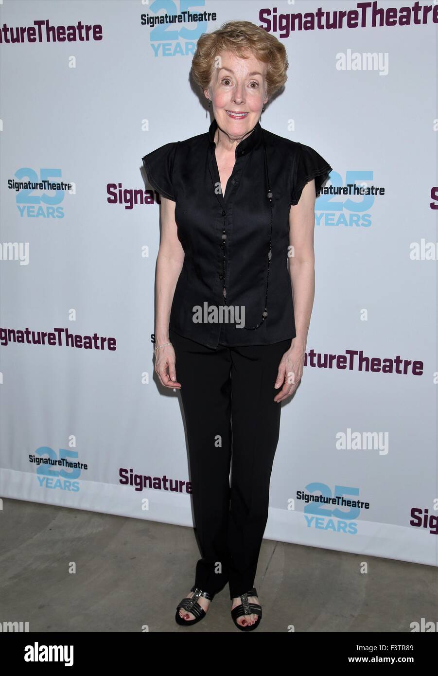 Opening night party for the play John at the Signature Theatre - Arrivals.  Featuring: Georgia Engel Where: New York City, New York, United States When: 11 Aug 2015 Stock Photo