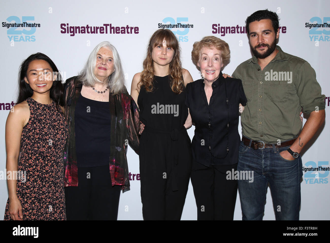 Opening night party for the play John at the Signature Theatre - Arrivals.  Featuring: Hong Chau, Lois Smith, Annie Baker, Georgia Engel, Christopher Abbott Where: New York City, New York, United States When: 11 Aug 2015 Stock Photo