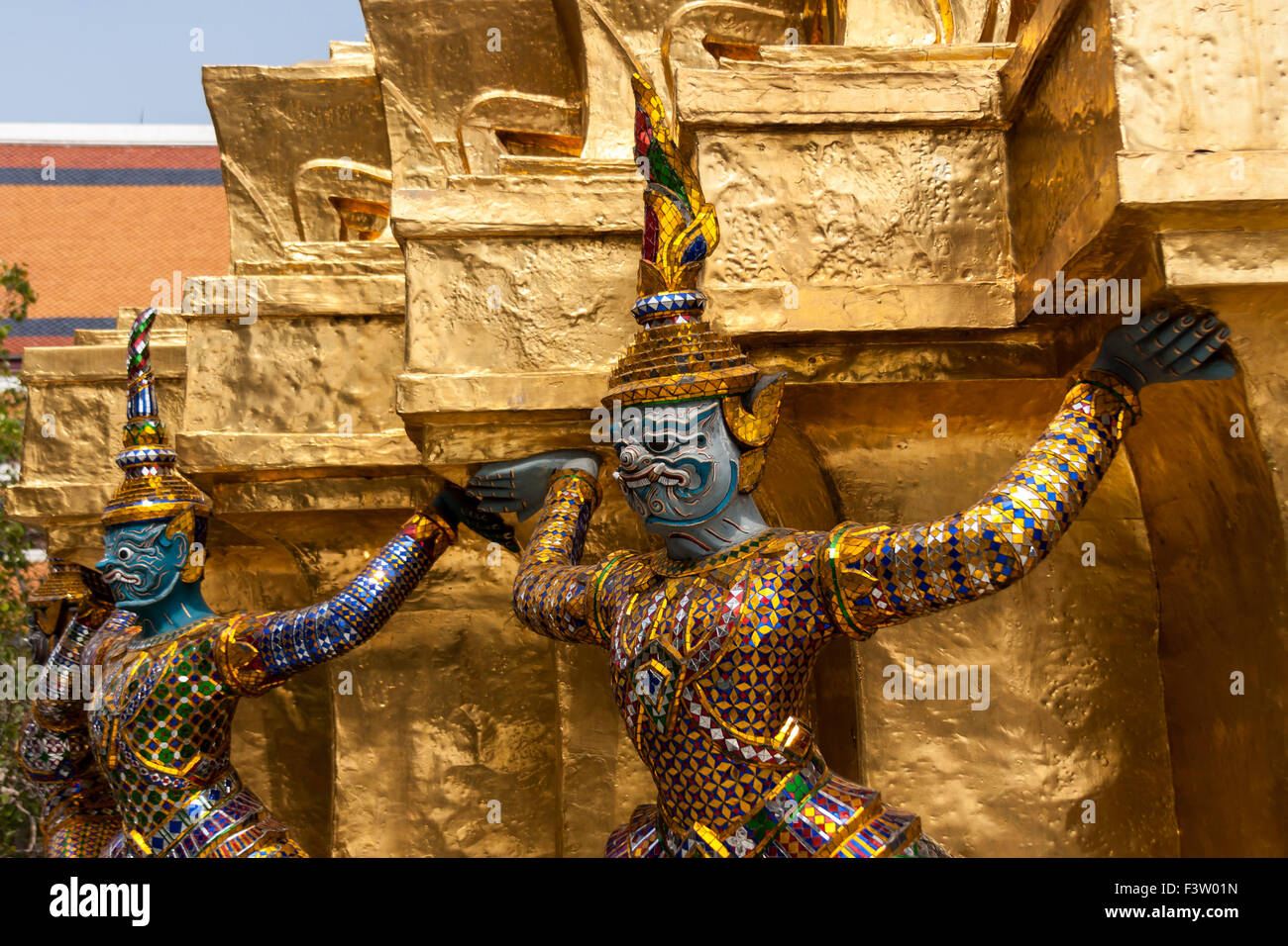 Detail of Grand Palace Bangkok Thailand Stock Photo - Alamy