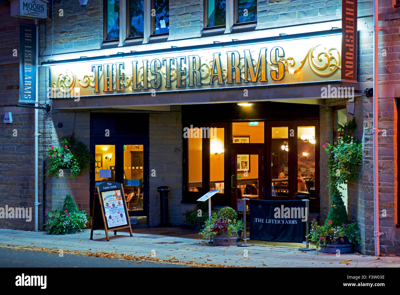 The Listers Arms, a JD Wetherspoon pub, in Ilkley, West Yorkshire, England UK Stock Photo