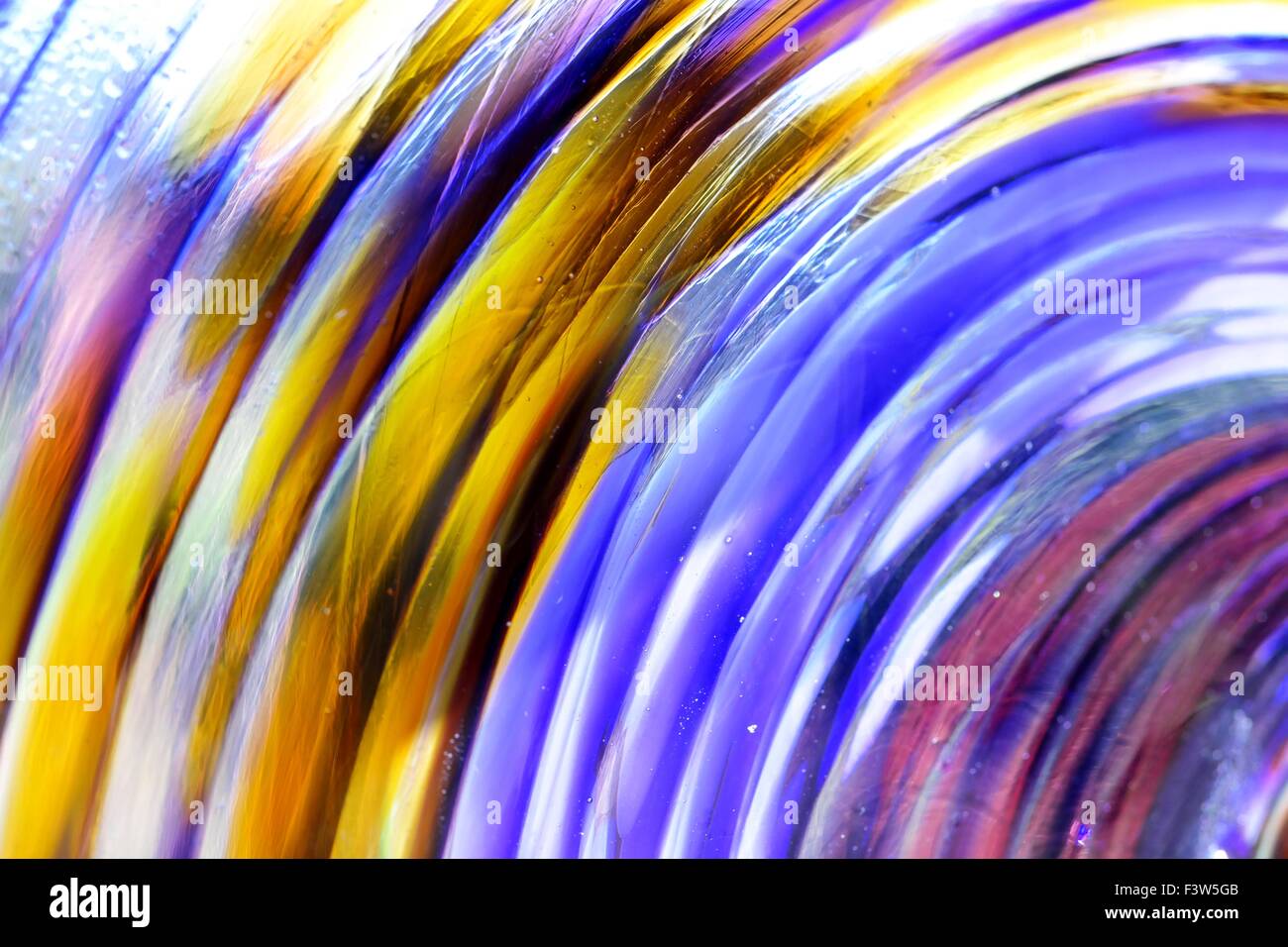 Colorful glass spiral background Stock Photo - Alamy