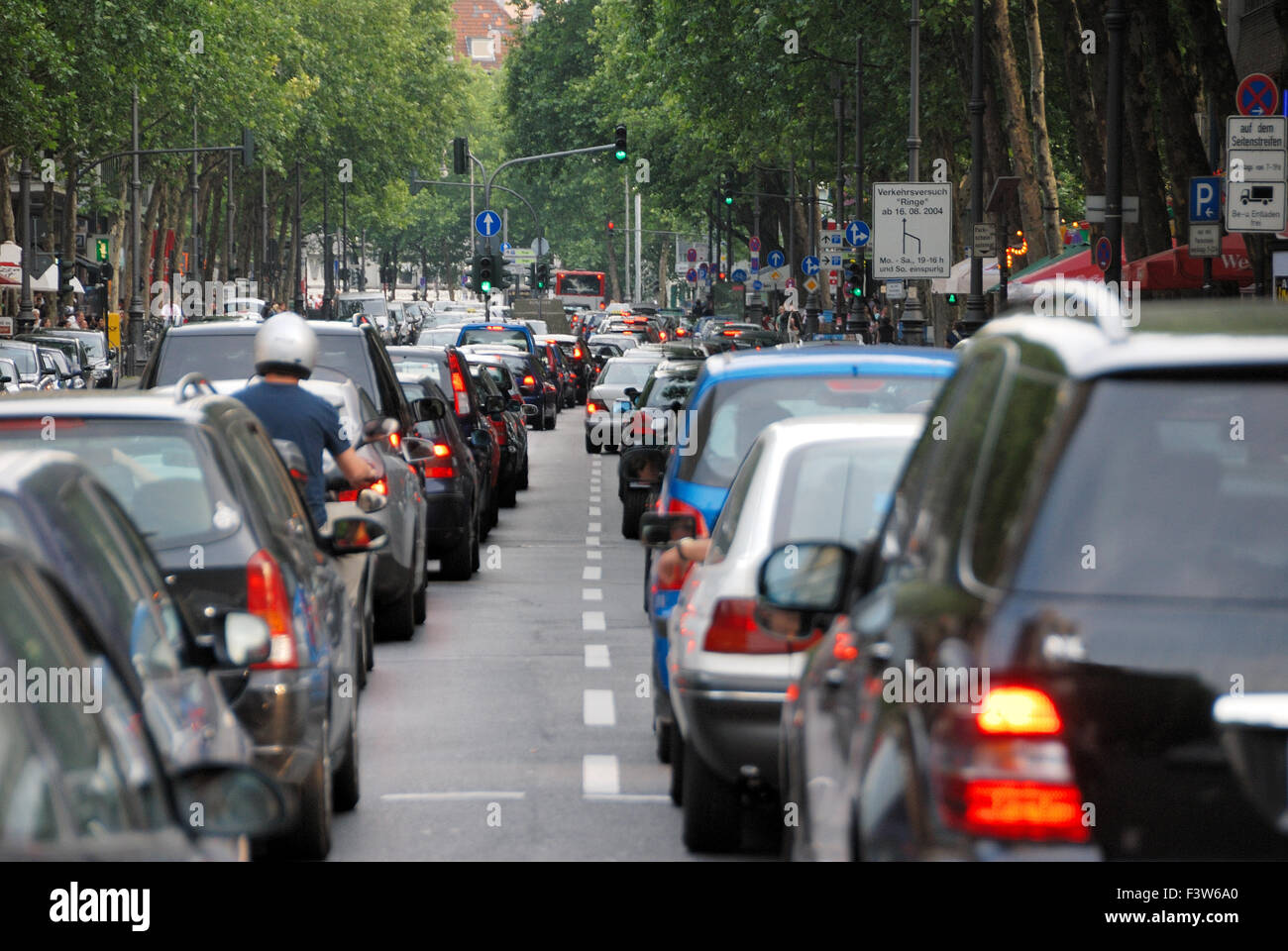 Congestion in the city Stock Photo