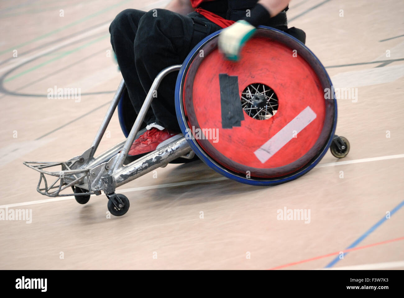 Wheelchair Rugby Stock Photo