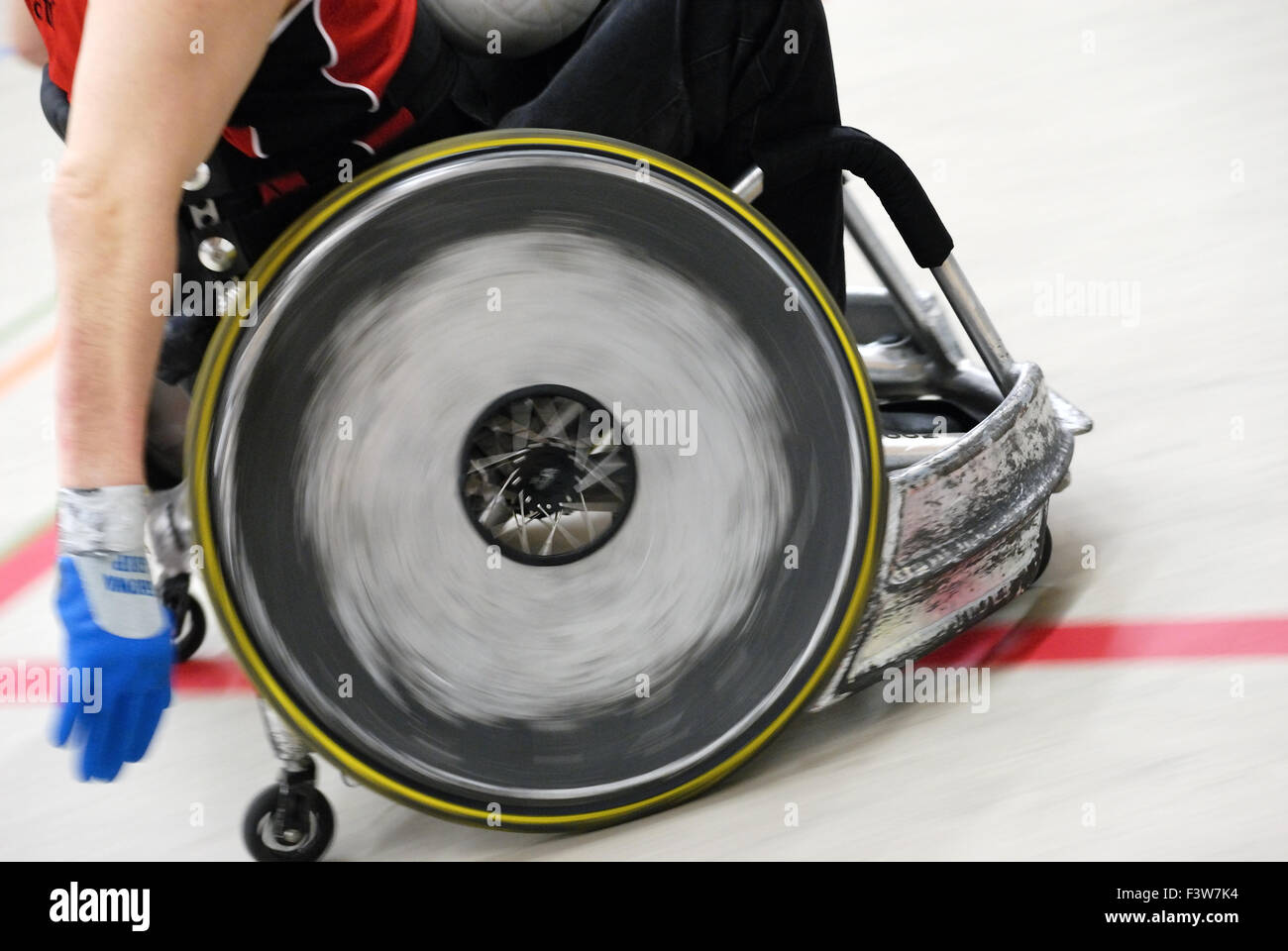 Wheelchair Rugby Stock Photo