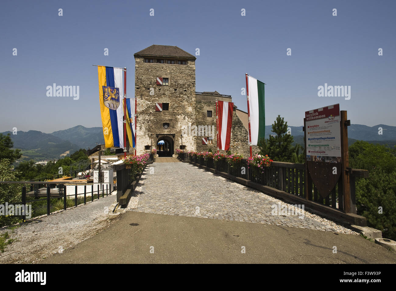 Castle Oberkapfenberg, Styria Stock Photo