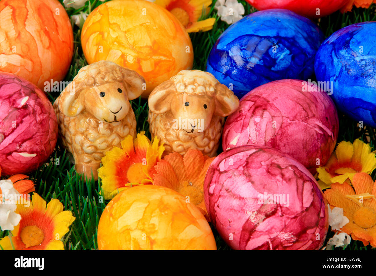 Easter eggs Stock Photo