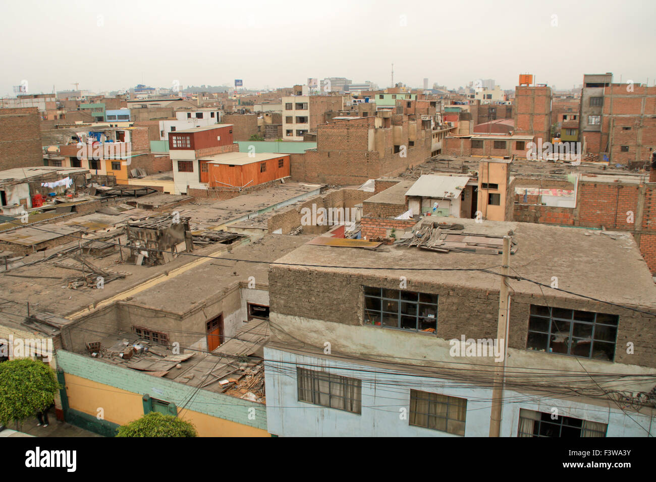 Roofs in Lima Stock Photo