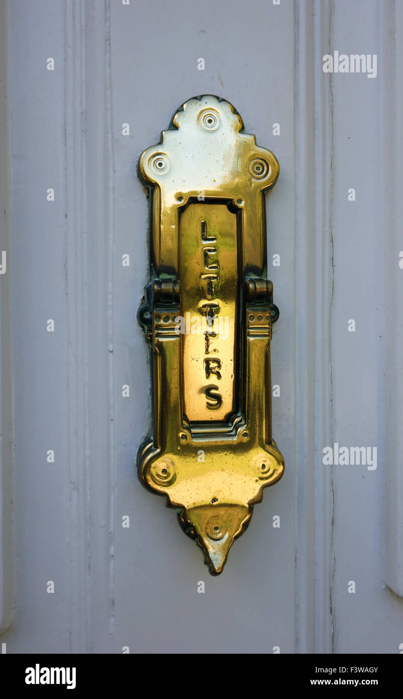 Brass Letterbox Stock Photos Brass Letterbox Stock Images Alamy