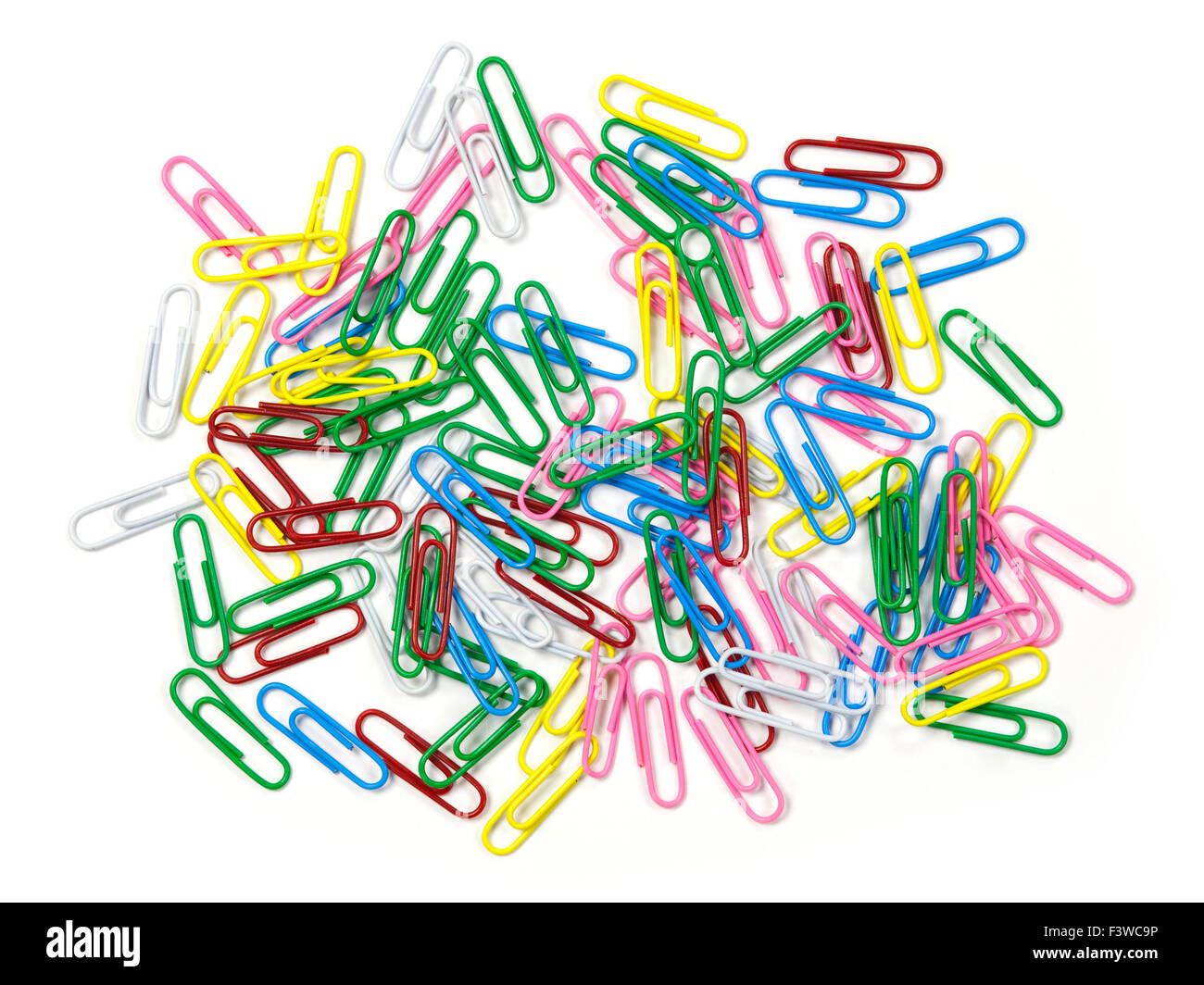 colorful paper clips Stock Photo - Alamy