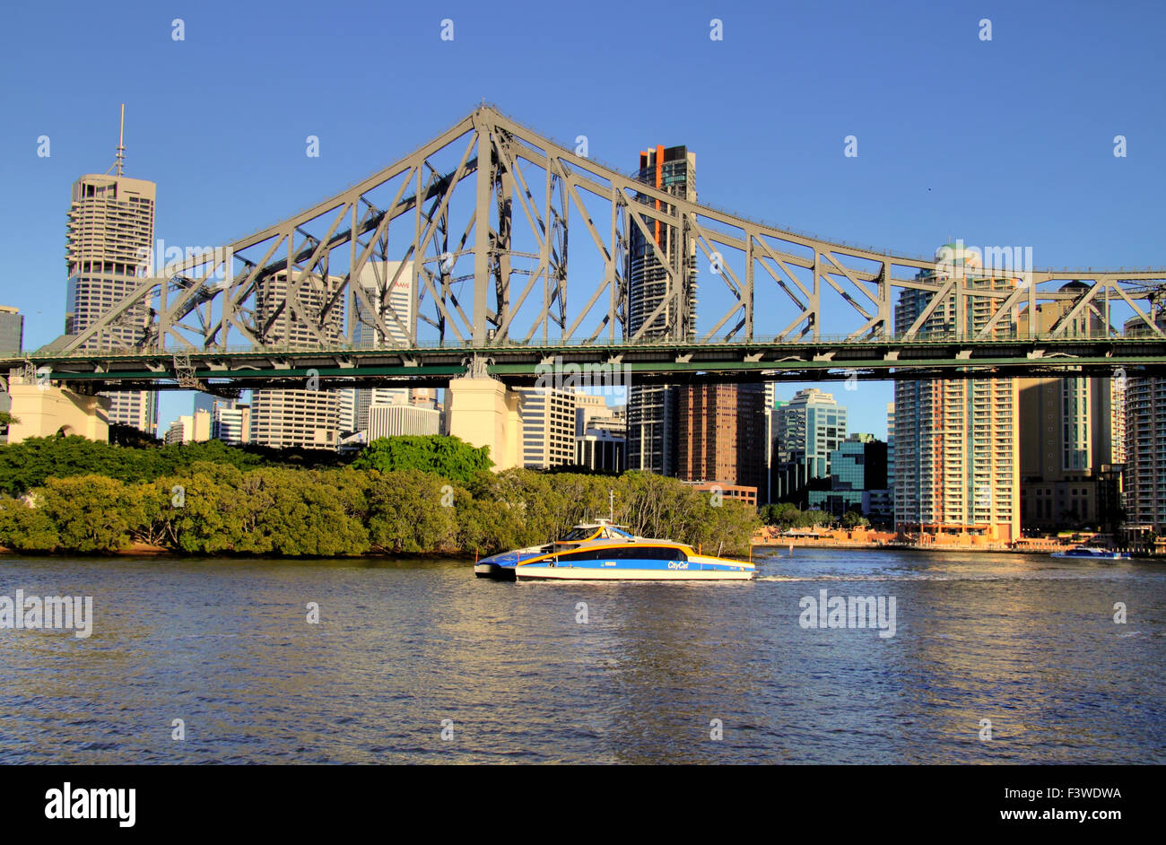 City Cat Brisbane Australia Stock Photo Alamy