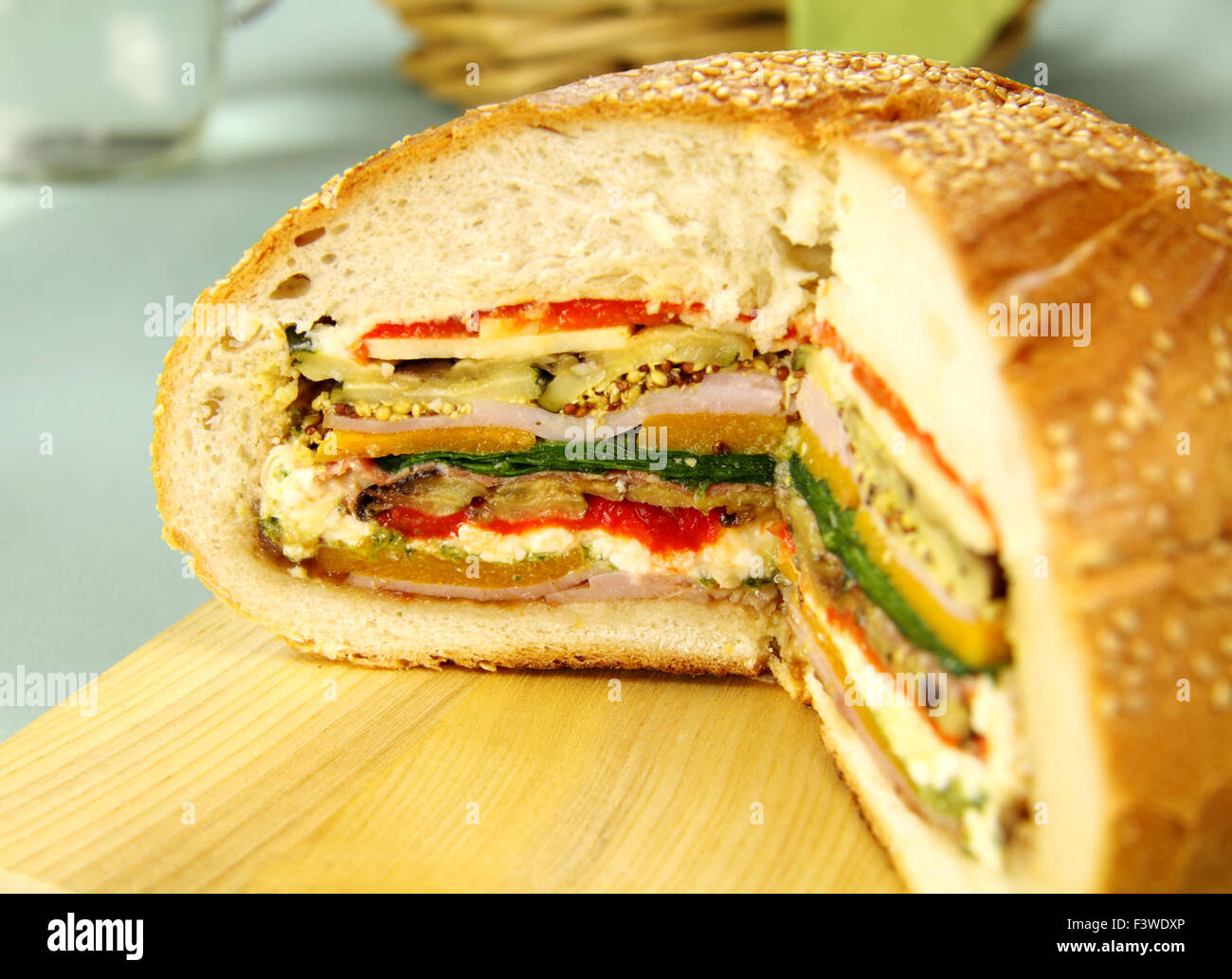 Savory Cob Loaf Stock Photo Alamy