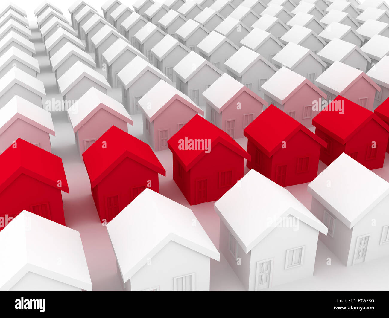 Group of houses on sale Stock Photo Alamy