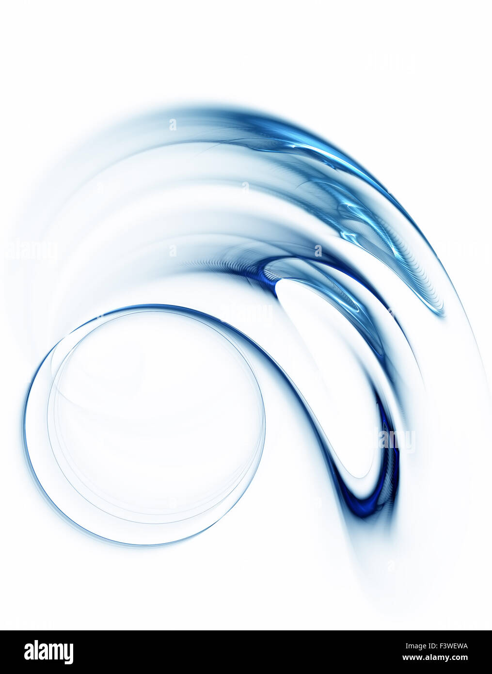 blue circle in speedy motion, rotating Stock Photo - Alamy