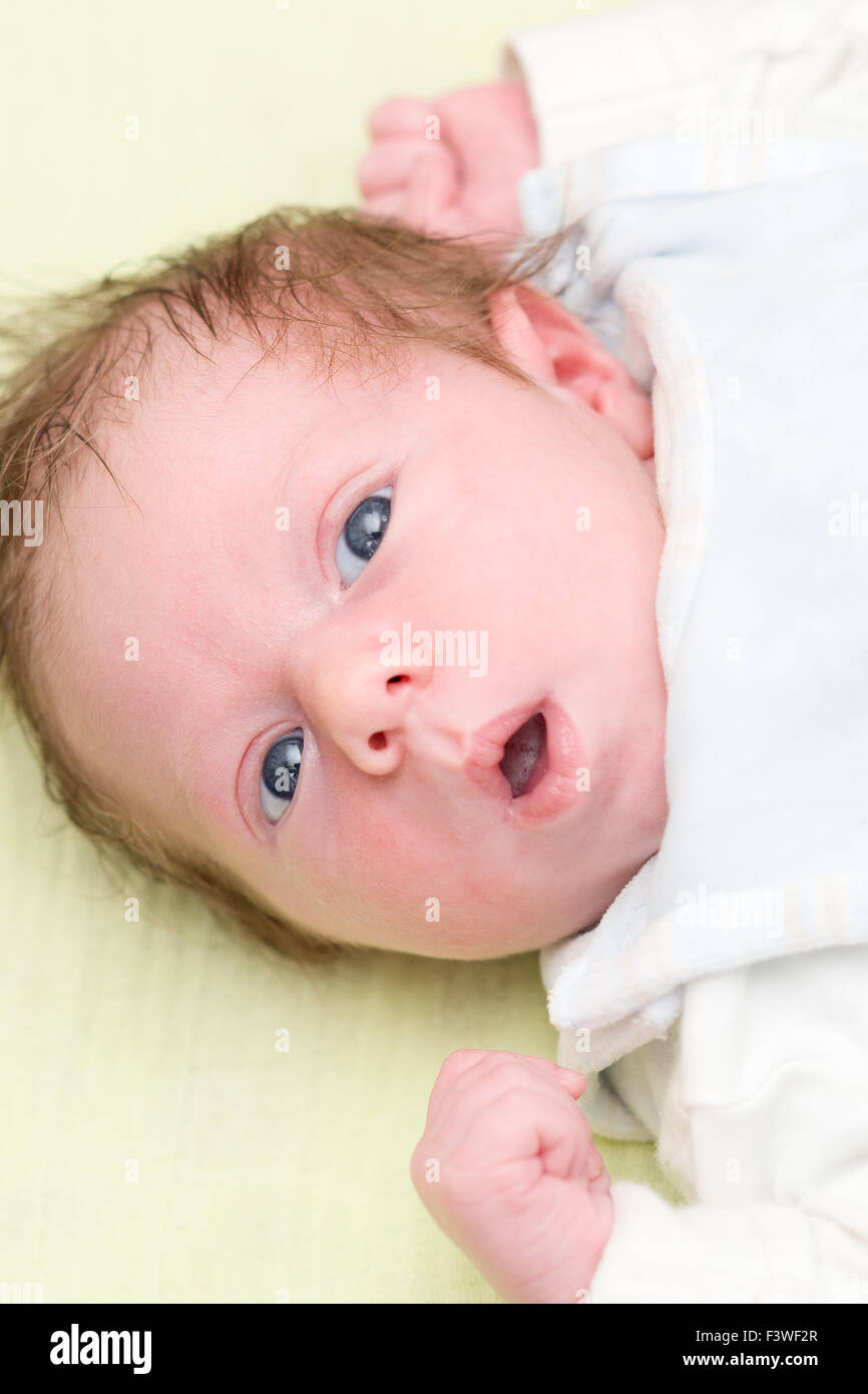 curious baby Stock Photo