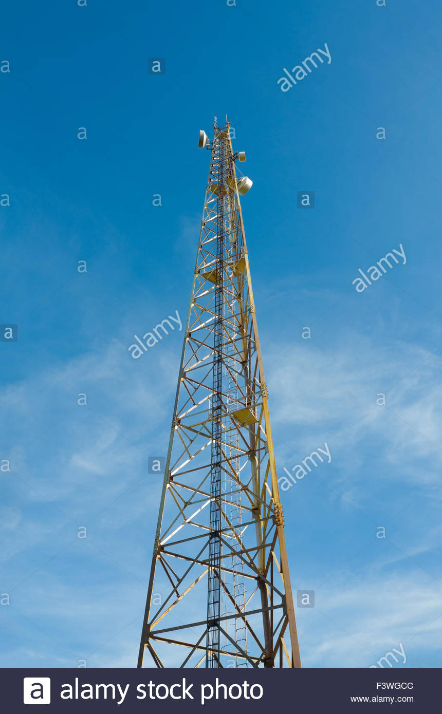 Radio Transmission Tower Stock Photos & Radio Transmission Tower Stock