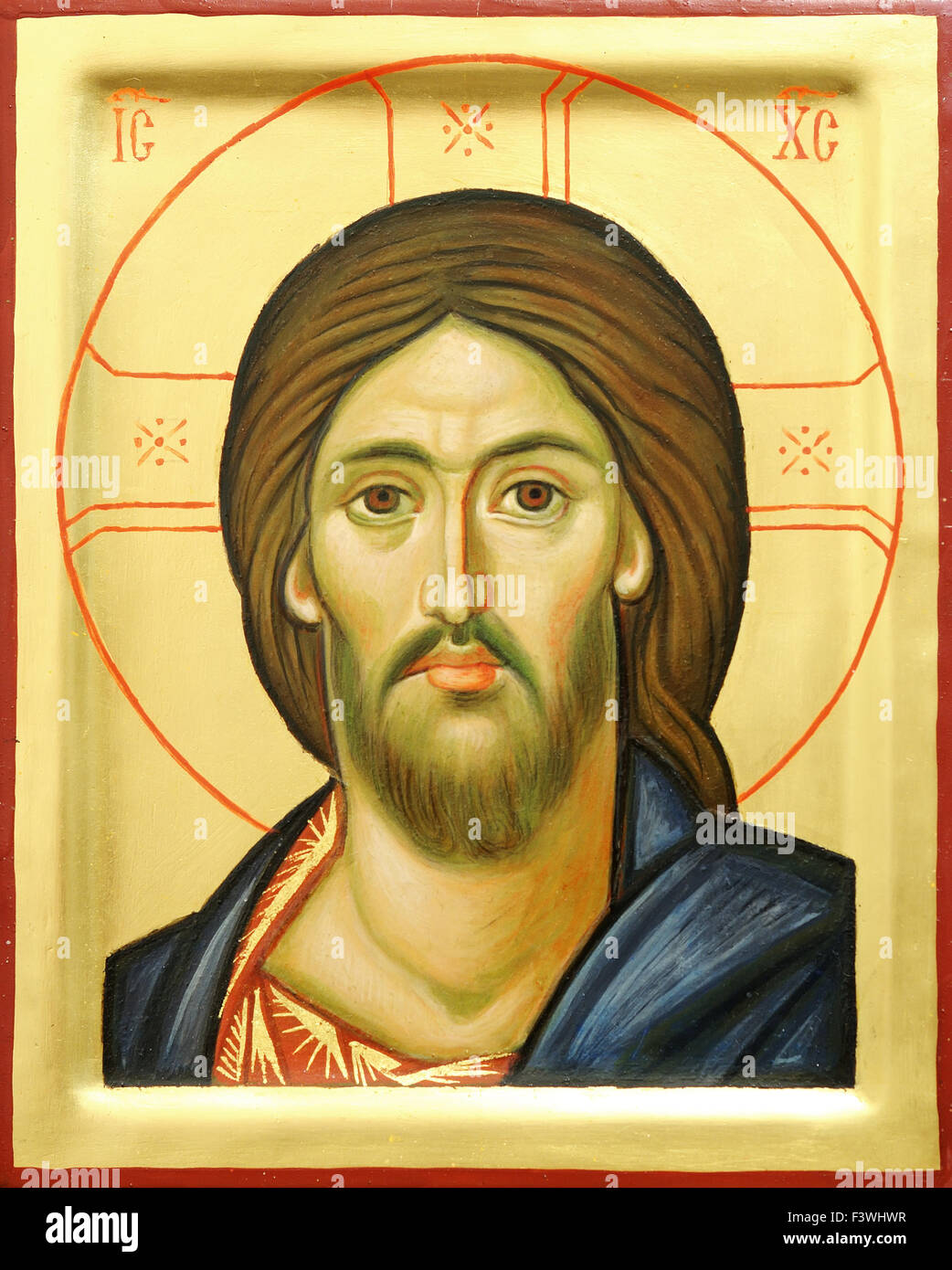 Icon of the head of christ hi-res stock photography and images - Alamy