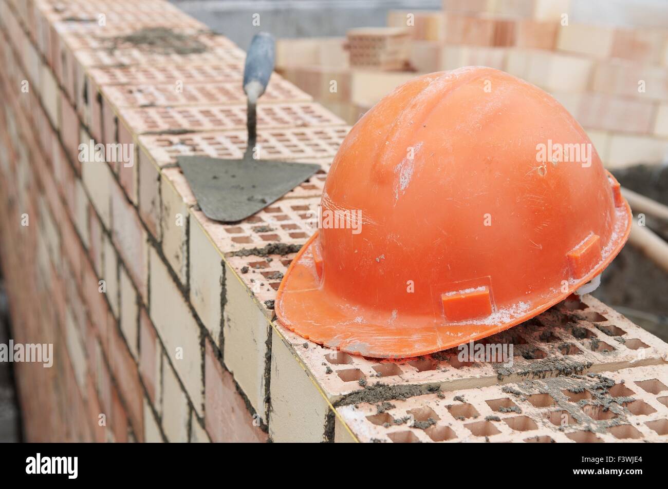 construction equipment for bricklayer Stock Photo
