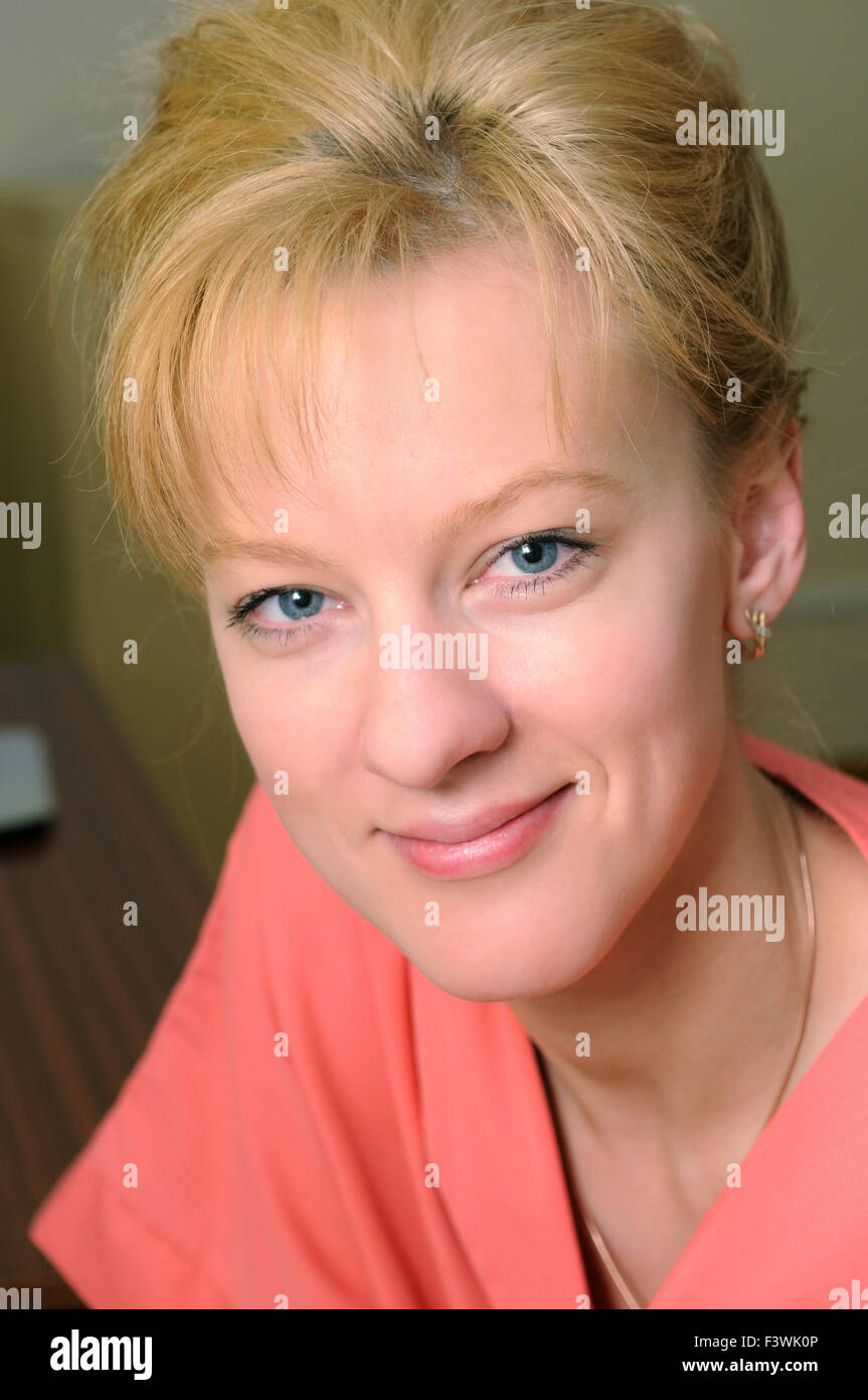 female medic portrait Stock Photo