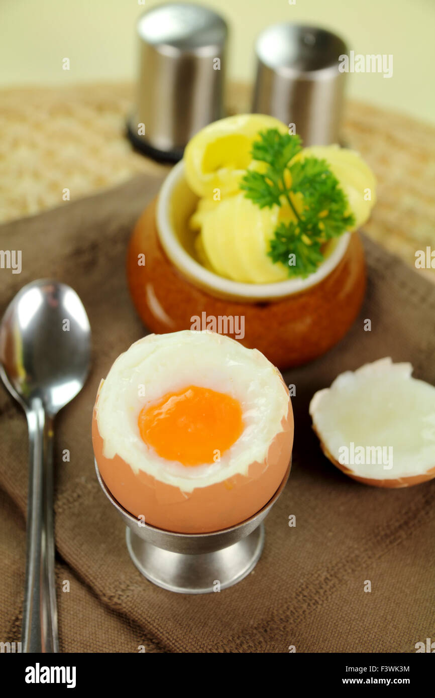 Boiled Egg Breakfast Stock Photo - Alamy